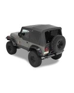 SUPERTOP NX 87-95 YJ W/UPPER DOORS BLACK DENIM KIT