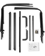 Bestop  Complete Soft Top and Hardware with Upper Door Sliders and Tinted Windows for 87-95 Jeep Wrangler YJ