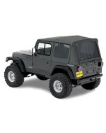 Bestop  Complete Soft Top and Hardware with Upper Door Sliders and Tinted Windows for 87-95 Jeep Wrangler YJ