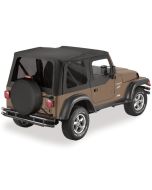 SUPERTOP NX 97-06 TJ W/UPPER DOORS BLACK DENIM KIT