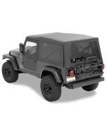 Bestop  Supertop NX Soft Top with 2 Piece Soft Doors and Tinted Windows In Black Diamond for 04-06 Jeep Wrangler Unlimited TJ