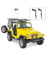 Lange Originals Power Hoist-a-Top & Door Hanger Combo for 76-06 Jeep CJ-7, Wrangler YJ & TJ with One Piece Hardtop