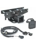 Quadratec Premium 2" Receiver Hitch with Wiring Kit and Hitch Plug for 07-18 Jeep Wrangler JK