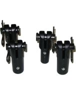 Crown Automotive RT26062 Billet Soft Top Disconnects in Silver for 97-06 Jeep Wrangler TJ & Unlimited