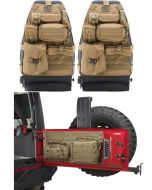 Smittybilt  Front G.E.A.R. Seat Covers with Tailgate Cover for 07-18 Jeep Wrangler JK