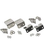 Kentrol 30667 Stainless Steel Strut Rod Mounting Brackets for 72-86 Jeep CJ-5, CJ-7 & CJ-8 Scrambler with with Fiberglass Body and Grill