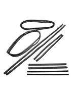 Fairchild Industries KD2010 Full Steel Door Seal Kit for 76-86 Jeep CJ-7, Scrambler with Moveable Vent Window