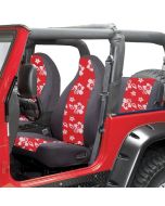 FR/RR CVRS W/O LOGO 76-86 CJ-RED/HIBIS