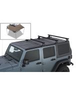 Rhino-Rack  Heavy Duty 3-Bar Backbone Roof Rack for 07-18 Jeep Wrangler Unlimited JK Hardtop