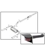 BORLA/K&N COMBO 12-13 JK 4DR DUAL OUT   KIT