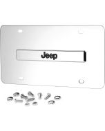 AUG 3D LOGO SS JEEP LOGO PLATE