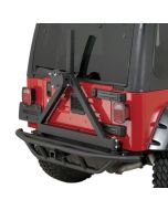 Quadratec  QRC Rear Bumper with Tire Carrier for 87-06 Jeep Wrangler YJ, TJ & Unlimited