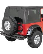 QR3 REAR BUMPER W/HITCH TEXTURED BLACK YJ/TJ   KIT