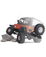 WARN TIRE CARRIER&BUMPER-BLK 76-86 CJ7     (07KIT)