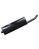 OMIX 17609.01 Oval Muffler for 41-45 Jeep MB & GPW with 134c.i. Engine
