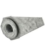 Mopar 6508593AA Track Bar Hex Flange Locking Nut & Retainer for 07-22 Jeep Wrangler JK, JL & Gladiator JT