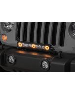 Quadratec  J3 LED 17" Light Bar with Grille Mount Brackets and Wiring for 07-18 Jeep Wrangler JK
