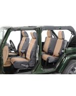 Coverking  Front & Rear Ballistic Nylon Seat Cover Combo for 11-12 Jeep Wrangler JK 2 Door with Side Airbags