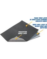 QuadraTop  Premium Sailcloth Replacement Soft Top in Black Diamond  for 07-18 Jeep Wrangler JK 2 Door