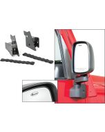 Quadratec  Replacement Mirrors & Relocation Brackets for 97-06 Jeep Wrangler TJ & Unlimited