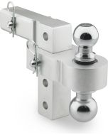 Smittybilt 2925 6" Adjustable Drop Hitch with 1 7/8" - 2" Ball for 2" Receiver