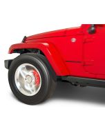 MGP Caliper Covers  Wrangler Logo Brake Caliper Covers for 07-18 Jeep Wrangler JK