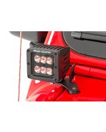 Rough Country  2in LED Cube Light Lower Windshield Kit for 18-25 Jeep Wrangler JL & Gladiator JT