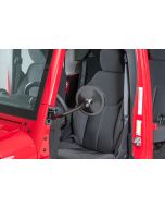 Quadratec  Quick Release Mirrors with Round Head for 97-18 Jeep Wrangler TJ, Unlimited, Wrangler & Wrangler Unlimited JK