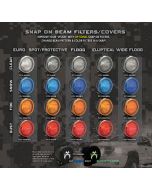 Vision X Lighting Euro Beam Light Cover for 8.7" Light Cannon LED Light