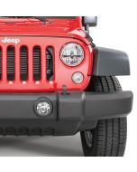 Quadratec  LED Fog Lights Kit for 07-22 Jeep Wrangler JK & 18-22 Wrangler JL Sahara or Rubicon with Plastic Bumper