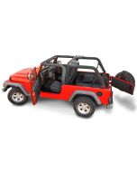 Bedrug  BedTred Premium Molded Floor Covering Kit with Cutouts for 04-06 Jeep Wrangler Unlimited LJ