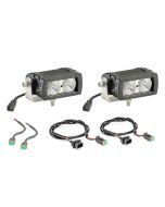 QUAD 4IN LED BAR FLOOD W/ HARN 10-18 JK 97109 1047