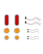 Truck-Lite ILS LED Tail Light Kit for 84-01 Jeep Cherokee XJ with JCR HD Tail Light Housings