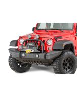 Rock Hard 4X4 RH-5013 Over Rider Hoop with Light Tabs for 07-18 Jeep Wrangler JK with Rock Hard Winch Mount