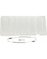 Rugged Ridge Perforated Grille Screen for 07-18 Jeep Wrangler JK