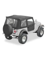 Bestop  Supertop Soft Top with 2-Piece Doors for 76-86 Jeep CJ-7