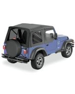 SUPERTOP W/DOORS W/TINT 97-06TJ-BLK DEN 54710-15