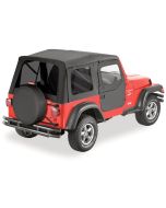 SUPERTOP W/2PC DOORS W/TINT 03-06BLKDIA 54713-35