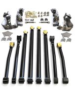 EVO Manufacturing EVO-1200 Rear Double ThrowDown Suspension Long Arm Upgrade Kit for 07-18 Jeep Wrangler JK