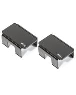 QUA 4IN RECT LED LIGHT COVER PAIR BLACK 97109 1322