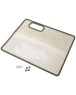 Kentrol 30440 Polished Stainless Steel Bug Shield for 87-95 Jeep Wrangler YJ