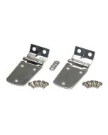 Kentrol  Stainless Steel Hood Hinge Set for 97-06 Jeep Wrangler TJ & Unlimited