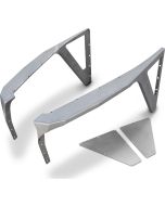 Poison Spyder 14-02-090 DeFender XC Negative Front Fender Flares for 97-06 Jeep Wrangler TJ & Unlimited