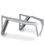 Poison Spyder 14-02-093 3" Tapered Front DeFenders XC Flares with Side Plates in Bare Steel for 97-06 Jeep Wrangler TJ & Unlimited