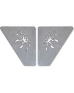 Poison Spyder 14-02-051 DeFender Side Plate Inserts for 97-06 Jeep Wrangler TJ & Unlimited