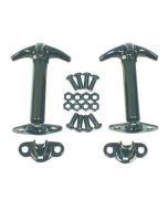OMIX-ADA 11210.01 Hood Catch Kit for 42-95 Jeep 42-95 Jeep CJ & Wrangler YJ