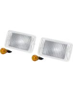 Crown Automotive RT28016 Clear Front Parking Lamp Lenses for 97-06 Jeep Wrangler TJ & Unlimited