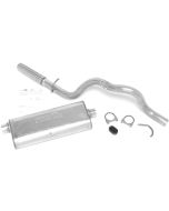 Tenneco Automotive 19374 Ultra Flo Cat-Back Exhaust with Single Exit in Aluminum for 02-04 Jeep Grand Cherokee WJ with 4.0L I-6 & 4.7L V8 Engines