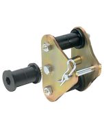 ROCKRUSH TOW SHACKLES YJ-FRONT-BLACK