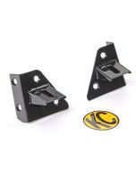 KC HiLiTES 7321 Windshield Light Mount Brackets in Black for 76-95 Jeep CJ & Wrangler YJ